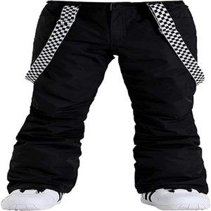 YKK Smaining Black Ski Pants Waterproof Windproof Size XL